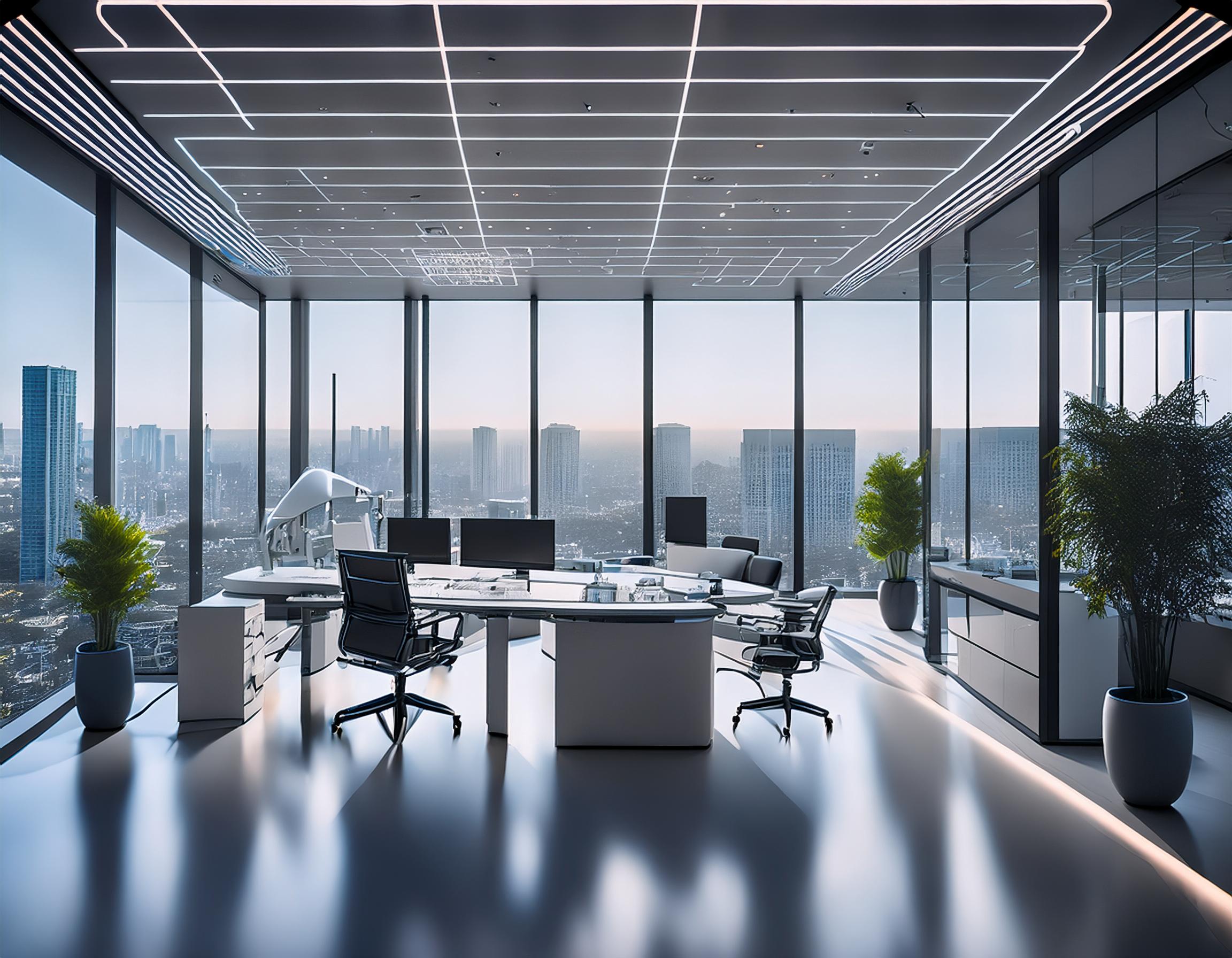 Modernes Büro mit freundlichem Steuerberater-Team in Aktion